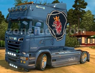 Скин Скания Вабис - добавлен логотип Scania