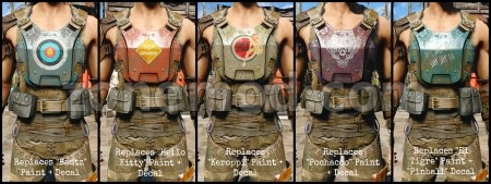 Разноцветная боевая броня