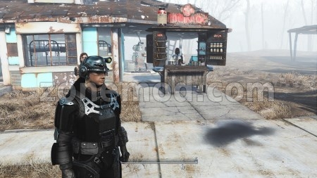 Черный боевой костюм