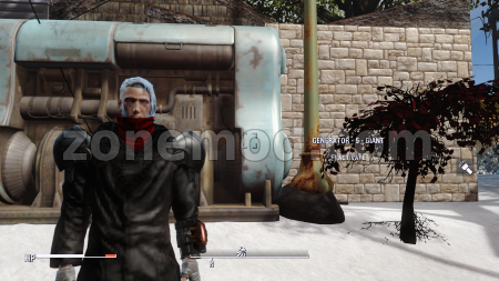 Красный мужской шарф