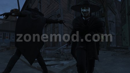 Костюм главного персонажа Фильма V- Vendeta