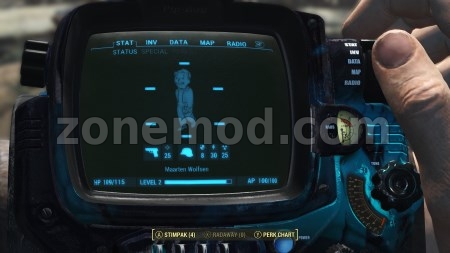 Новый Ярко-синий Пипбой