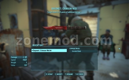 Нож Красная Паутина