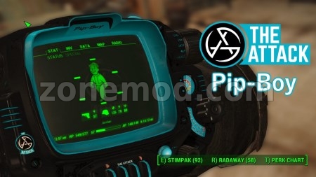 Улучшенный Черно-Синий ПипБой