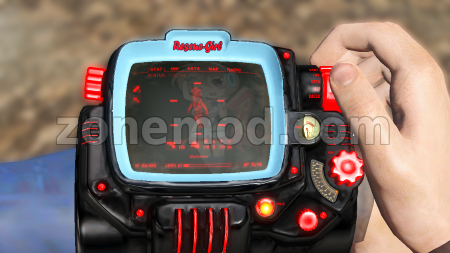 Черно-красный ПипБой Спасателей