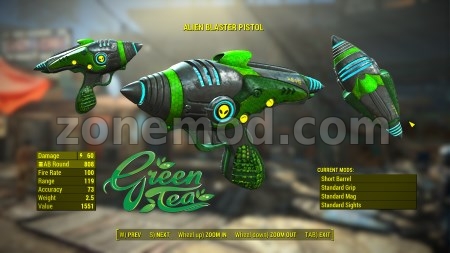 Зеленый Инопланетный Бластер
