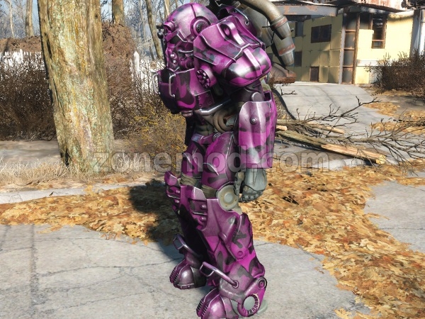 Розовая силовая броня