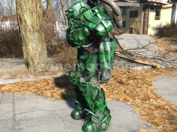 Зеленая силовая броня