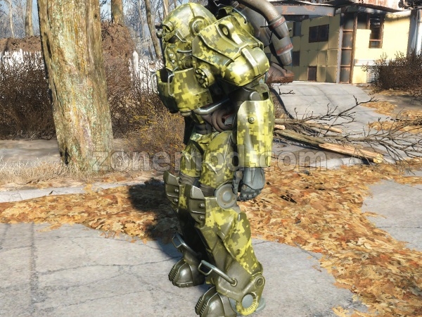 Желтая силовая броня камуфляжная