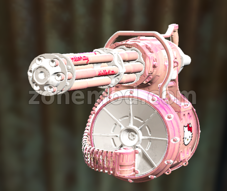 Бело-розовый Миниган