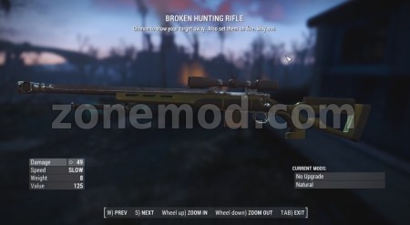 Поврежденная Снайперская Винтовка