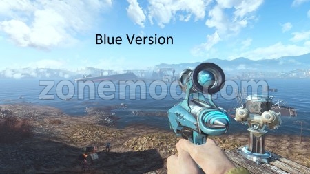 Новый Синий Инопланетный Бластер