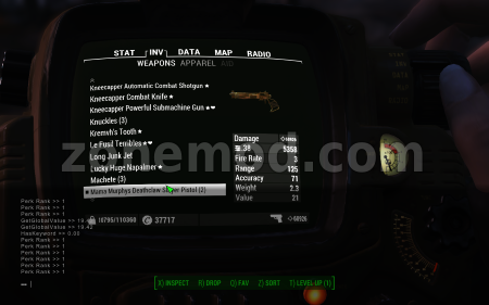 Пистолет Поработитель Когтей Смерти