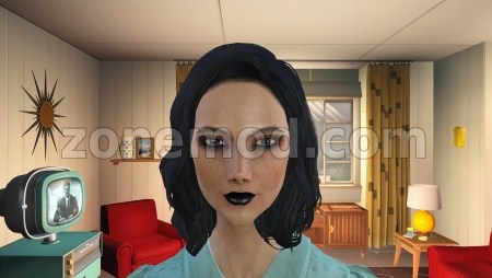 Женский Привлекательный Темноволосый Персонаж