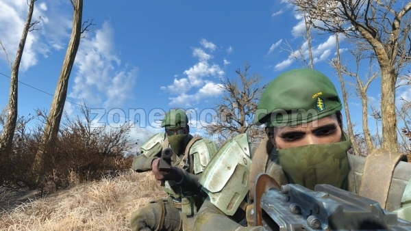 Мужская зеленая пилотка