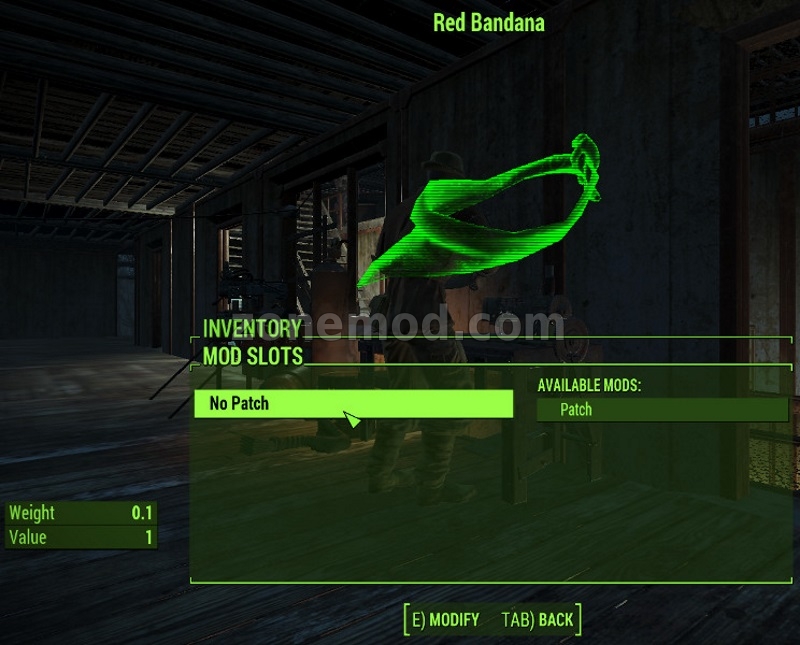 Модификатор названий одежды