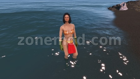 Женский костюм рабыни