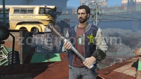 Мужская черно-красная футболка