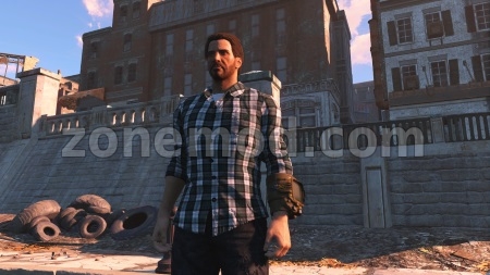 Мужская клетчатая рубашка