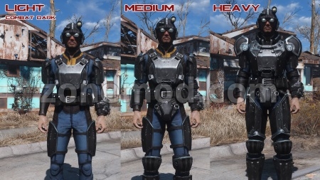 Мужская черная броня