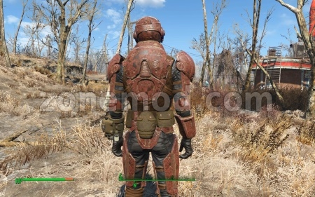 Мужская Красная Силовая Броня