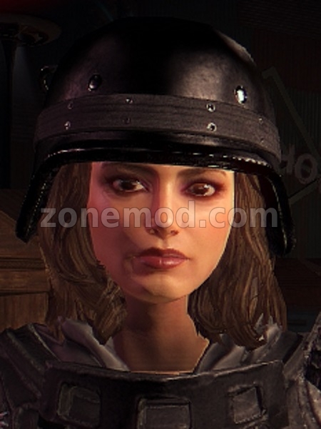 Женский черный шлем