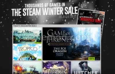 Зимняя распродажа игр Steam Стим - коллекционные карточки